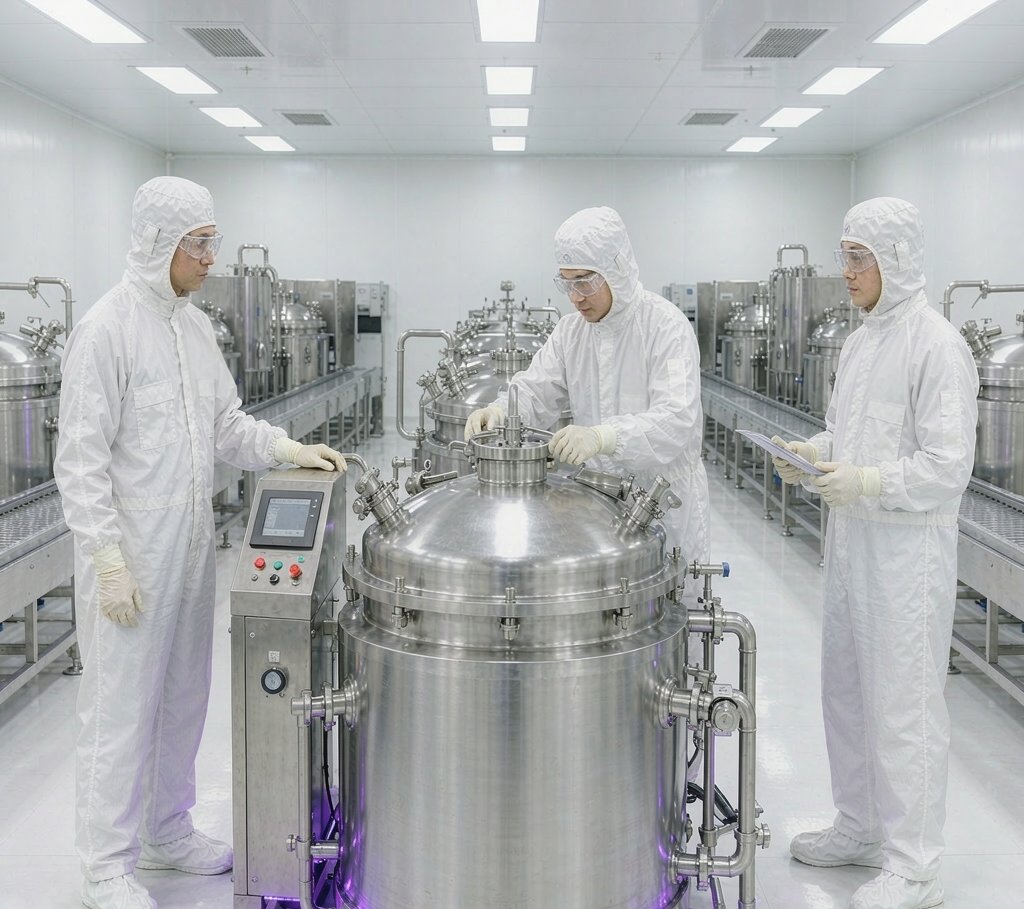 GMP excipient manufacturing line