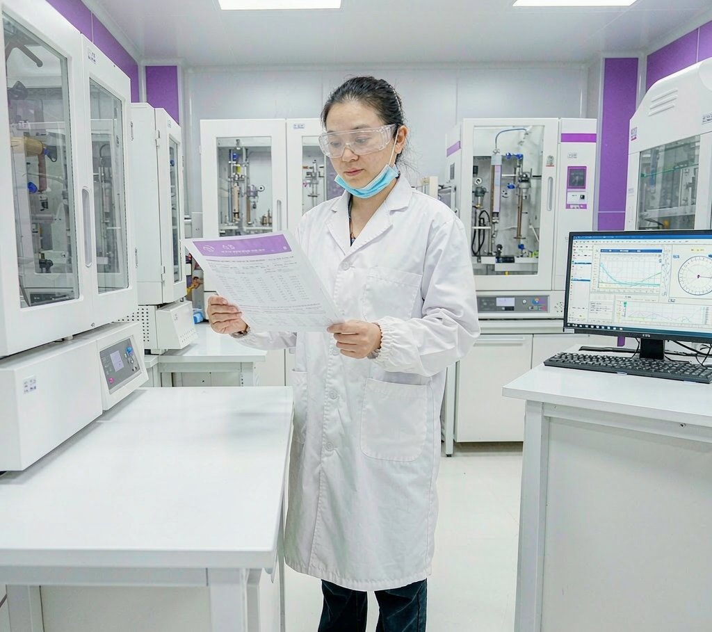 QC laboratory running HPLC analysis